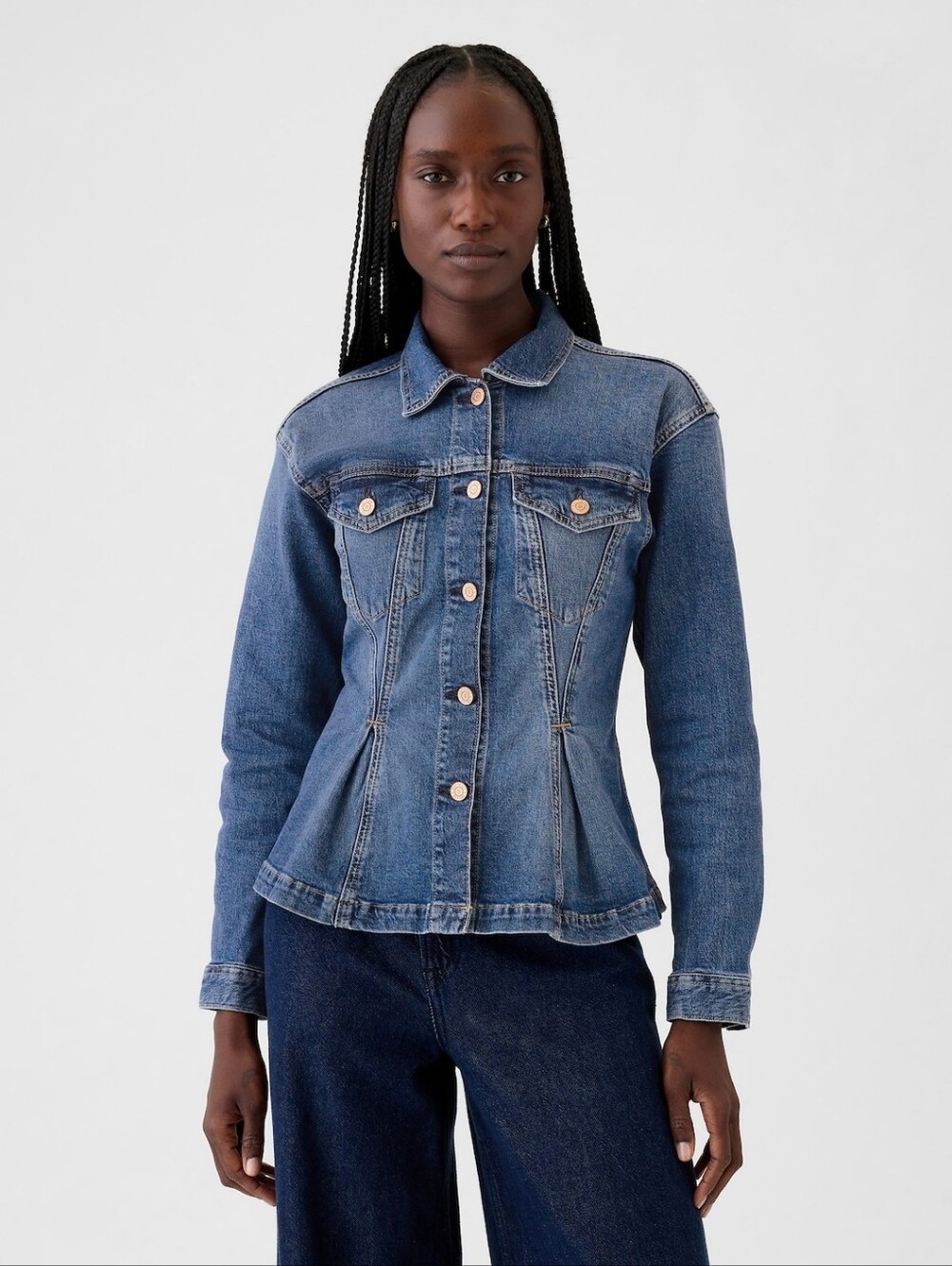 GAP Cinched Denim Jacket Size XS NWT